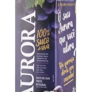 SUCO DE UVA AURORA TINTO INTEGRAL CAIXA DE 1,5L